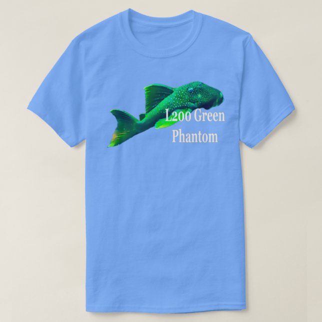 L200 Green Phantom Pleco T-Shirt (Design Front)