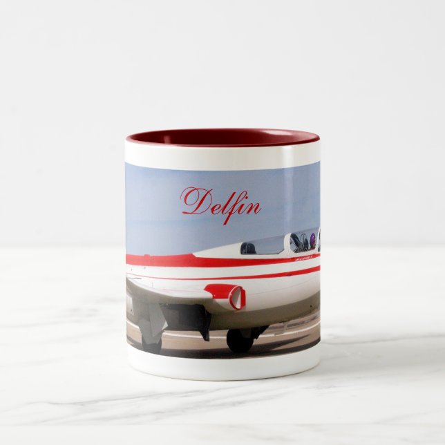 L29 Delfin2, Delfin Two-Tone Coffee Mug (Center)