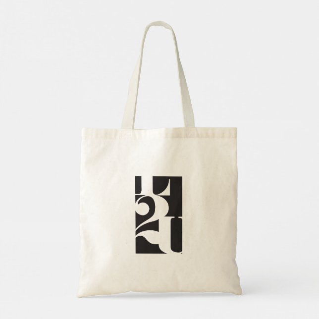 L2U TOTE Canvas 2 Bag (Back)