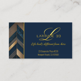 L33 Herringbone planks w Agent image Business Card