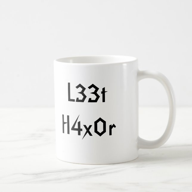 L33t H4x0r, L33t H4x0r Coffee Mug (Right)