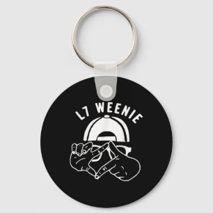 L7 Weenie Baseball Softball Season Apparel Keychain