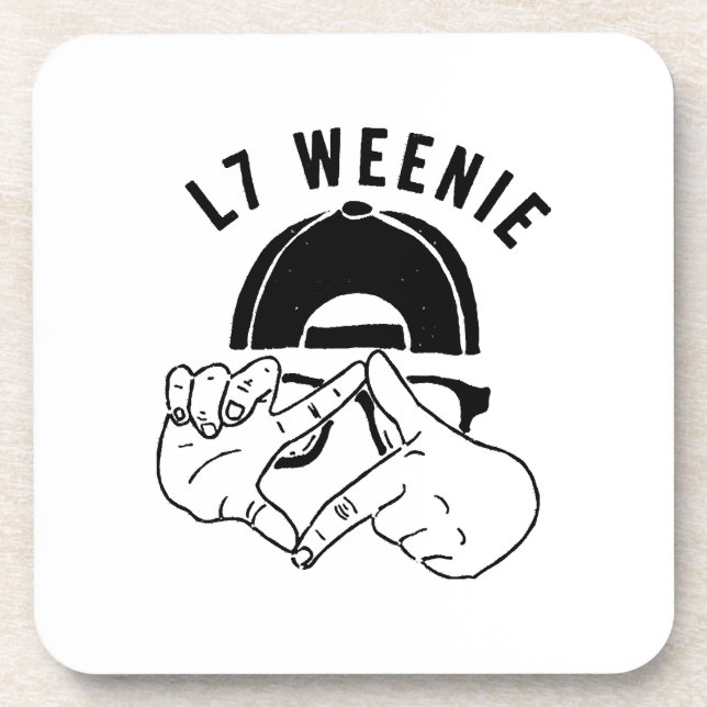 L7 Weenie Beverage Coaster (Front)