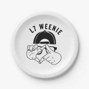 L7 Weenie Paper Plates