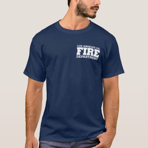 LA Co FD Battalion 1 T_shirt