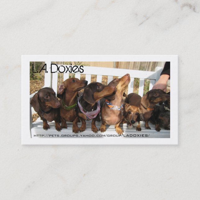 L.A.Doxies [Napoleon] Business Card (Front)