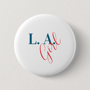 L. A. Girl Los Angeles Modern Minimalist Plain Button