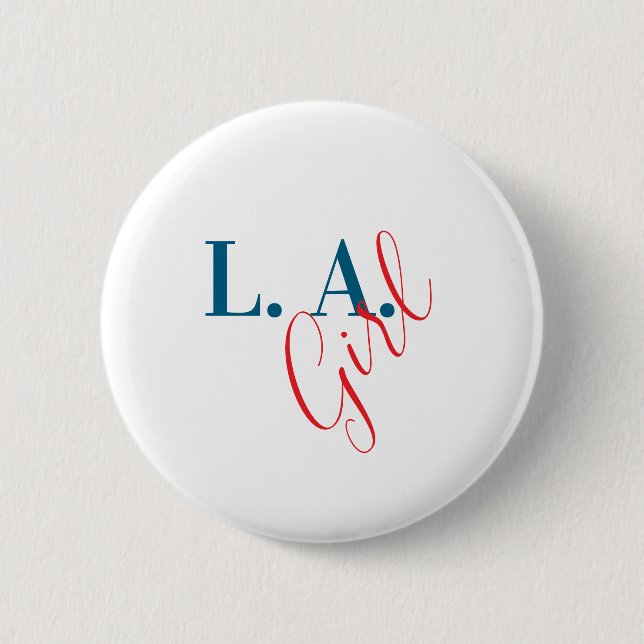 L. A. Girl Los Angeles Modern Minimalist Plain Button (Front)