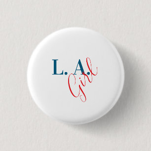 L. A. Girl Los Angeles Modern Minimalist Plain Button