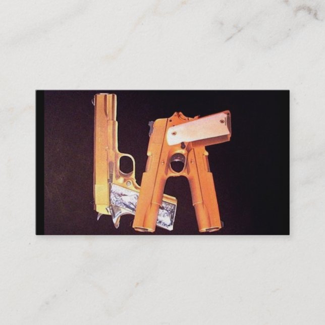 L.A. Guns Business Card (Front)