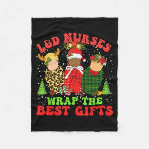 L&amp;d Labor And Delivery Nurses Wrap The Baby Gi Fleece Blanket
