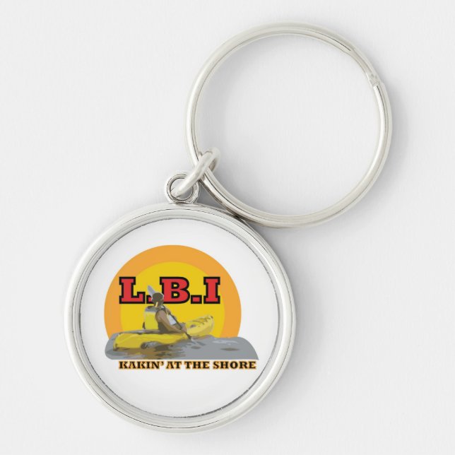 L.B.I Kakin' At The Shore Keychain (Front)