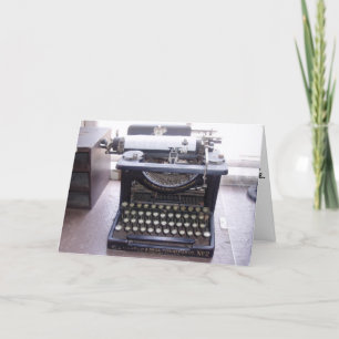 "L.C. Smith & Bros. Typewriter" Birthday Card