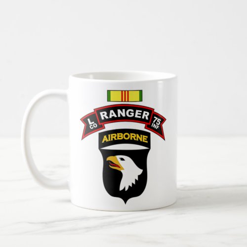 L Co 75th Infantry _ Ranger _ 101st Abn Vietnam Coffee Mug