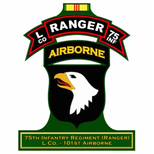 L Co 75th Infantry Regiment _ Ranger Vietnam Cutout