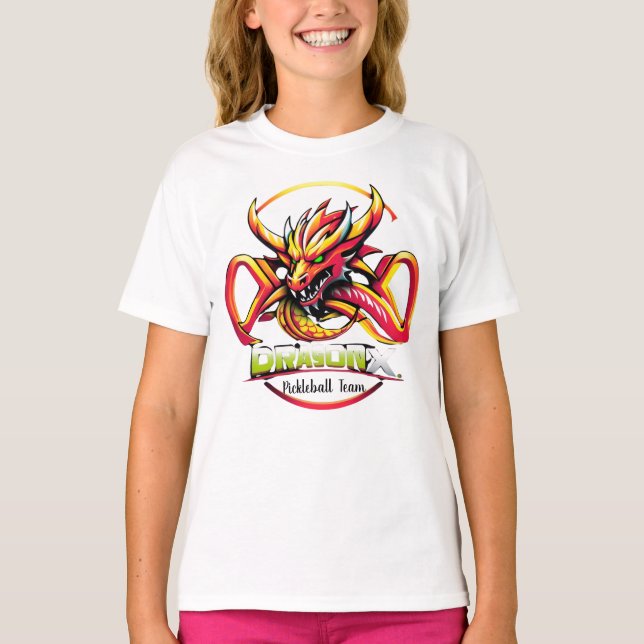 l Dragon X Pickleball Team T-shirts (Front)