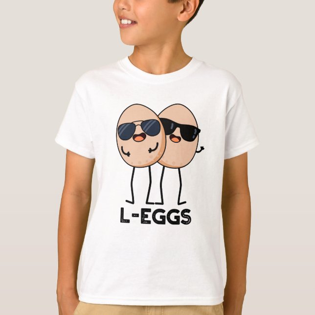L-eggs Funny Egg Pun  T-Shirt (Front)