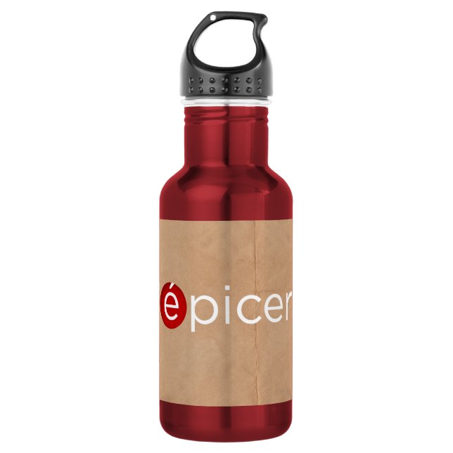L’épicerie Stainless Steel Water Bottle (Front)