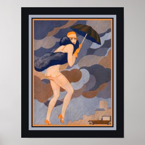 L Etourdie Art Deco 1927 Poster