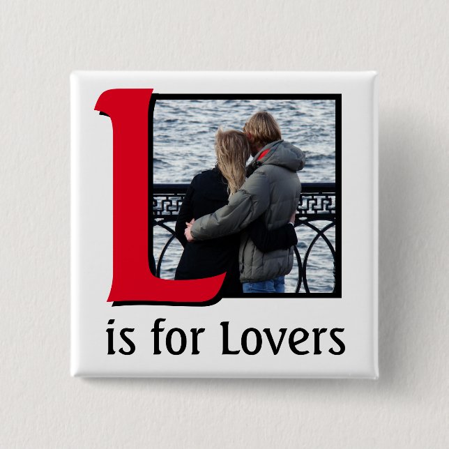 L for Lovers Button (Front)