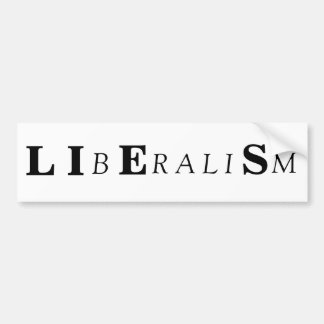 L I, B, E, R A L I, S, M BUMPER STICKER