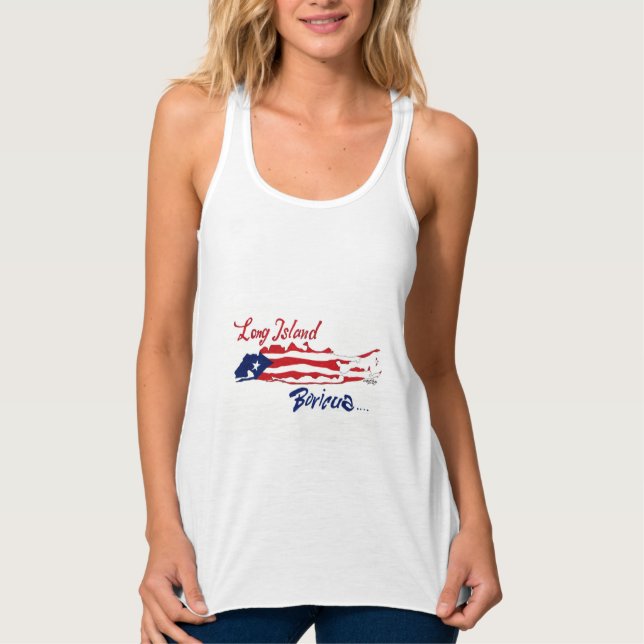 L.I. Boricua Tank Top (Front)