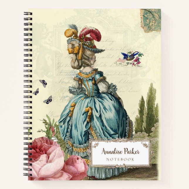  l’invitation French inspired  Personalized Notebook (Front)