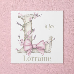 L is for Custom Name Whimsical Letter Art