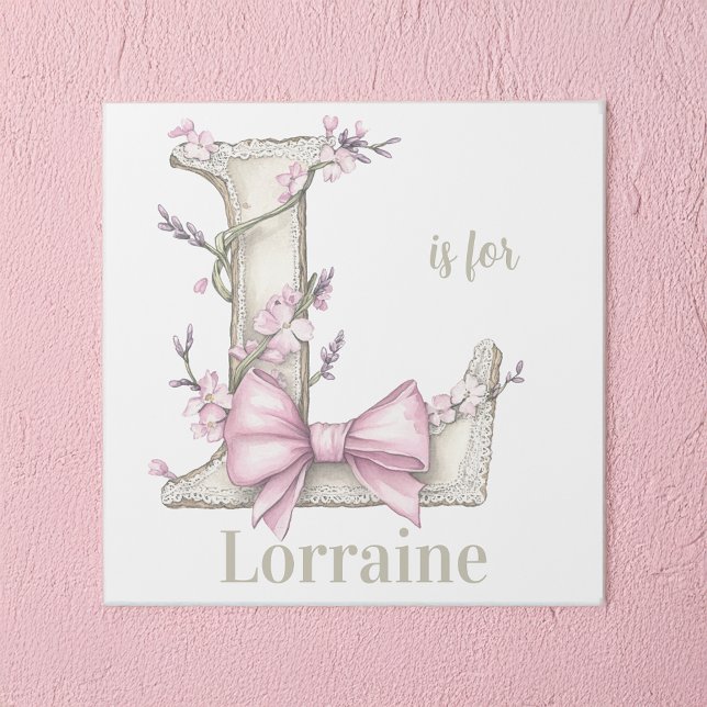 L is for Custom Name Whimsical Letter Art (Creator Uploaded)