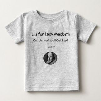 L is for Lady Macbeth • A Little Shakespeare Shirt