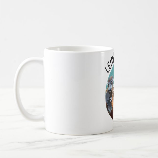L is for Lemur Keeper Coffee Mug (Left)