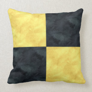 L Lima Watercolor Nautical Signal Maritime Flag Throw Pillow