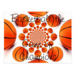 l Love Basketball the Game of Champions Postcard