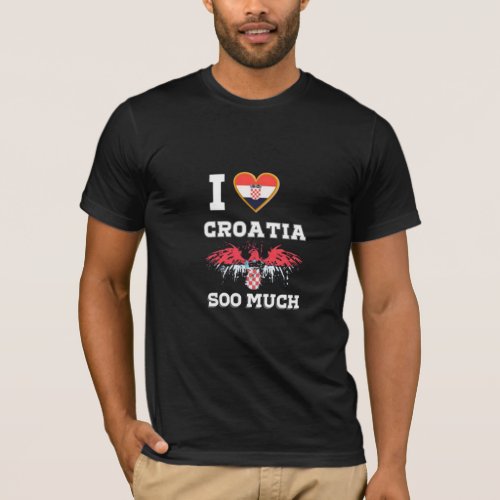 l love croatia T_Shirt