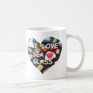 l LOVE SEA GLASS Coffee Mug