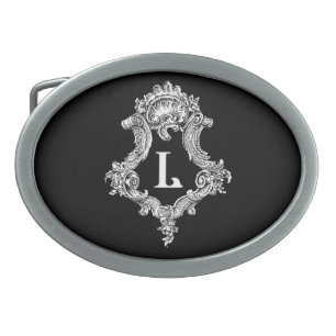 L Monogram Initial Belt Buckle