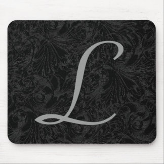 L :: Monogram L Elegant Mousepad - Initial Letter