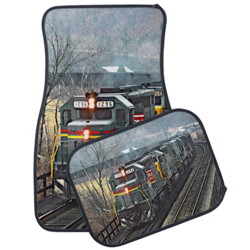 LN Diesel Locomotive Engine Train Railroad Car Floor Mat