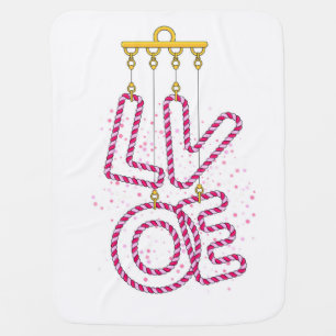 L O V E BABY BLANKET