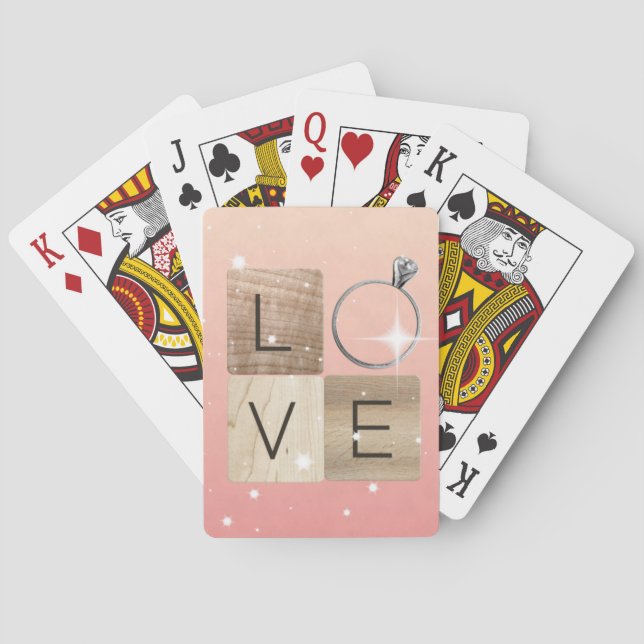 L-o-v-e Tiles Poker Cards (Back)