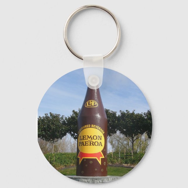 l & p bottle paeroa nz keychain (Front)