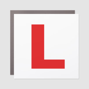 L Plate Fully Magnetic Exterior Car New Learner Magnet