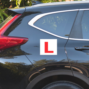 L Plate Fully Magnetic Exterior Car New Learner Sticker