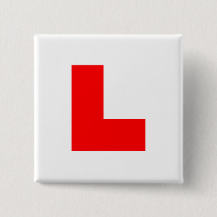 L-Plate Learner Driver / Bachelorette Hen Night Button