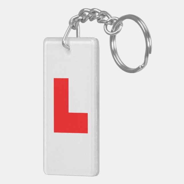 L-Plate Learner Driver / Bachelorette Hen Night Keychain (Back Right)