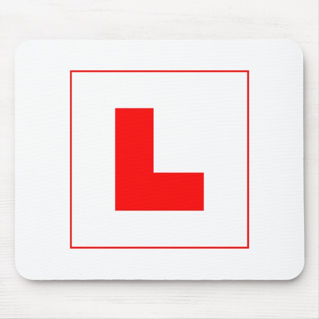 L-Plate Learner Driver / Bachelorette Hen Night Mouse Pad (Front)