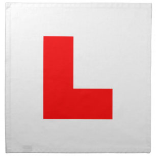 L-Plate Learner Driver / Bachelorette Hen Night Napkin