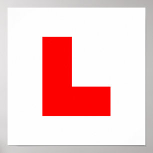 L-Plate Learner Driver / Bachelorette Hen Night Poster