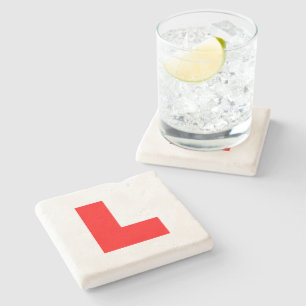 L-Plate Learner Driver / Bachelorette Hen Night Stone Coaster