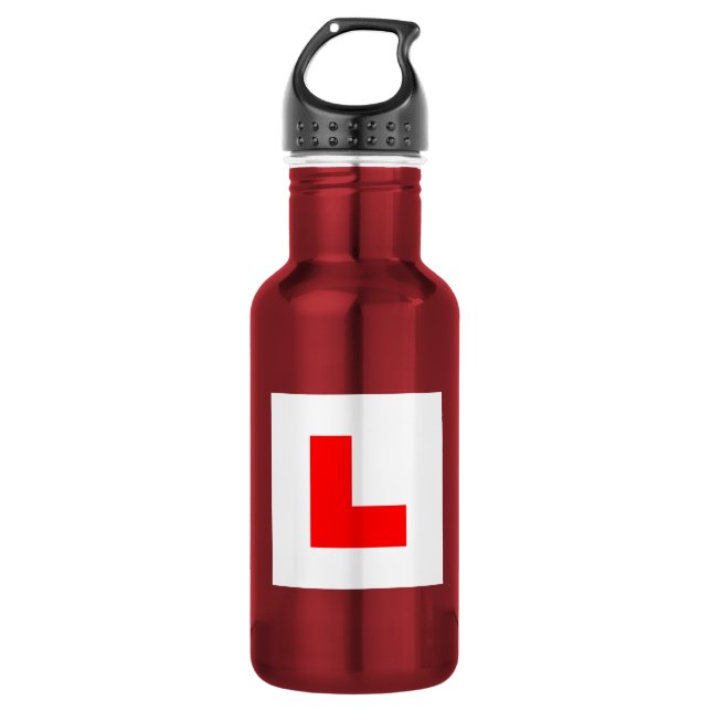 L-Plate Learner Driver / Bachelorette Hen Night Water Bottle (Front)